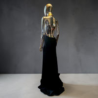Alexandre Vauthier robe longue noire dos nu - L.F Lusso
