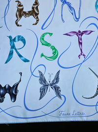 Hermès – Carré de Soie "Faune Létrée" 90×90 cm – 2014