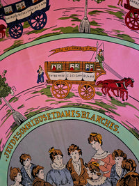 Hermès – Carré de Soie "Jeu des Omnibus et Dames Blanches" 90×90 cm