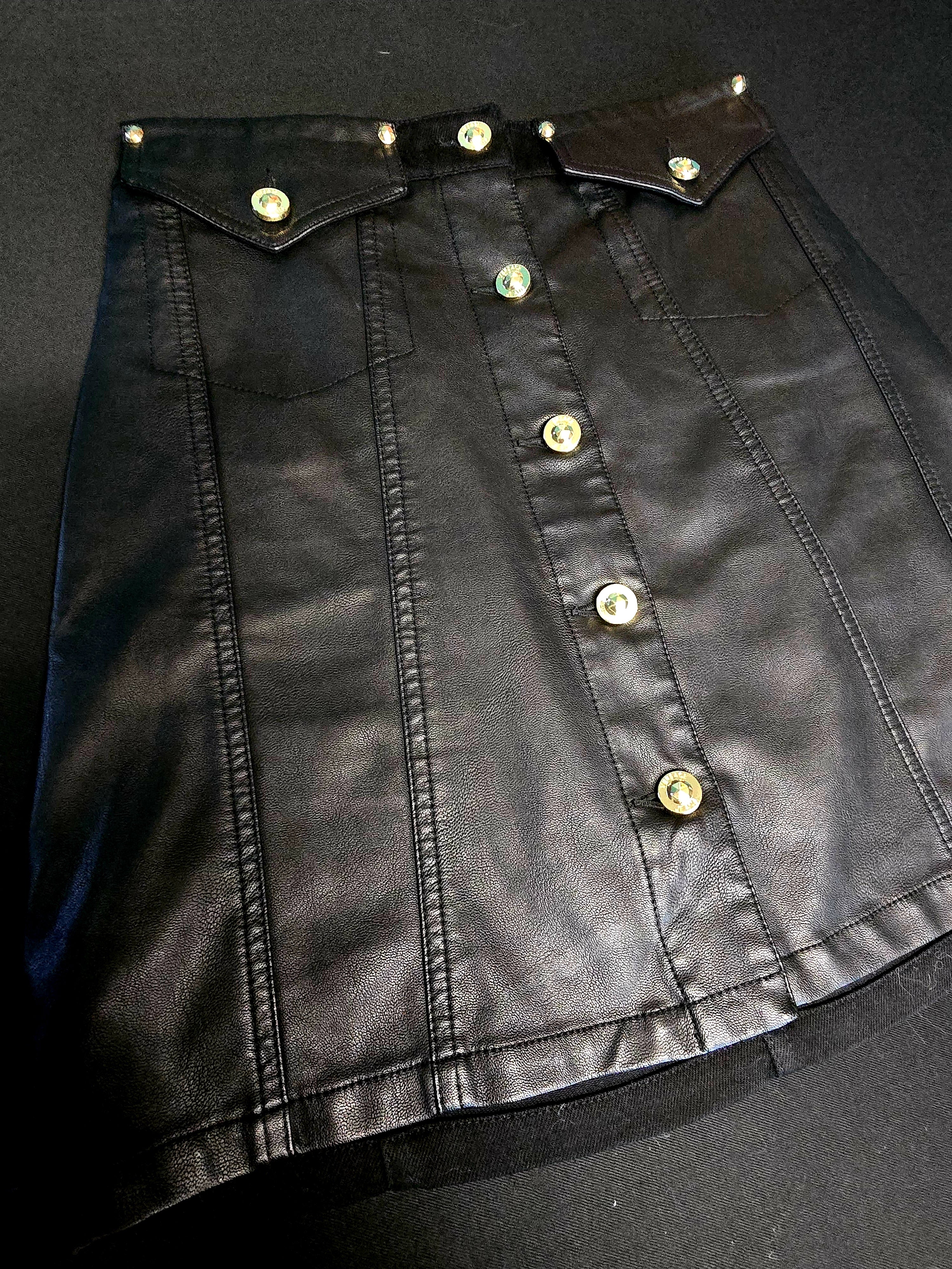 Jupe Versace noire - L.F Lusso