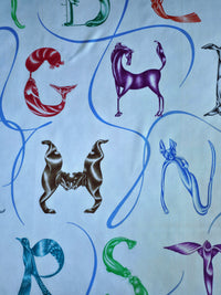Hermès – Carré de Soie "Faune Létrée" 90×90 cm – 2014