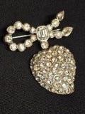 YSL broche coeur et noeud