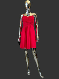 Valentino robe de soirée rouge bustier - L.F Lusso