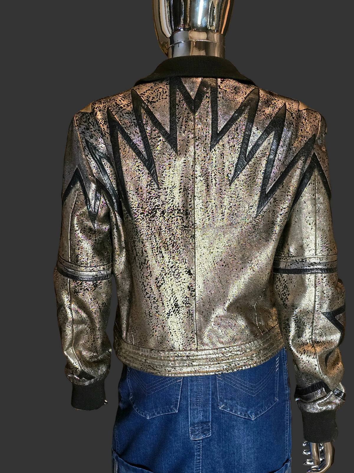 ジャスト・カヴァリ レザージャケット T40