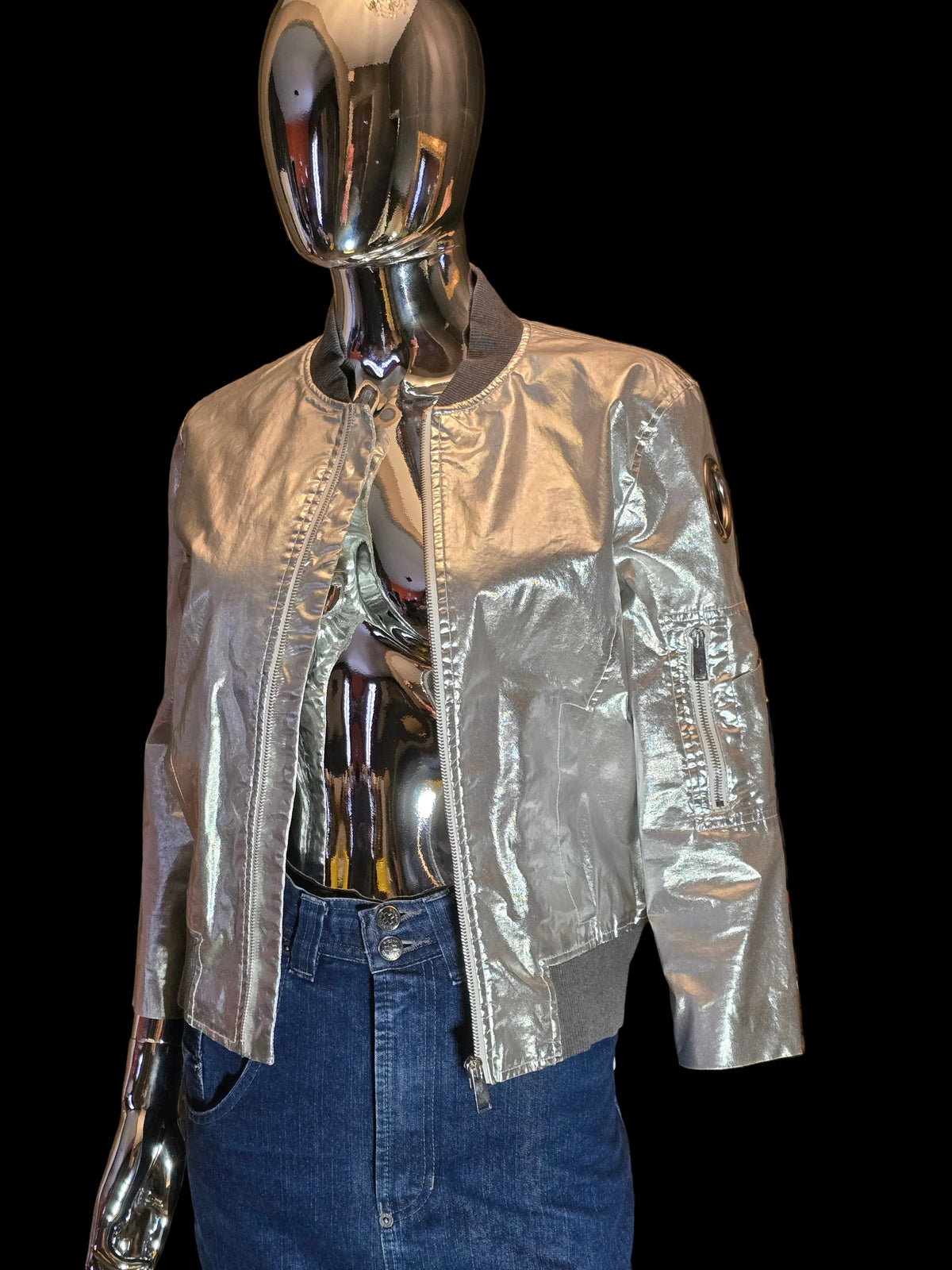 Bomber argent Paco Rabanne - L.F Lusso