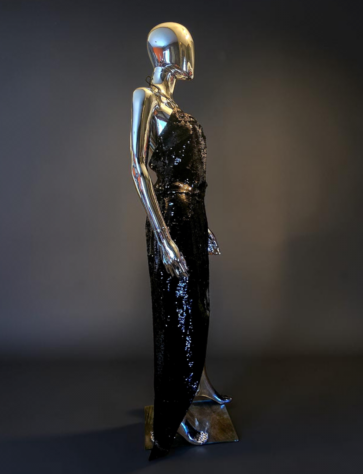 Alexandre Vauthier robe longue noire dos nu - L.F Lusso