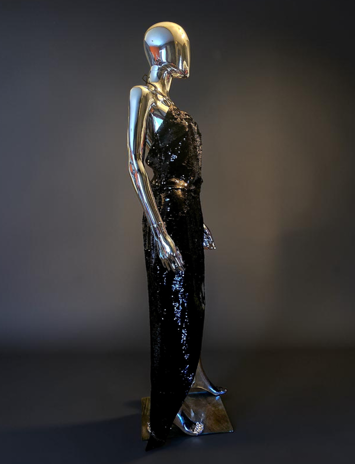 Alexandre Vauthier robe longue noire dos nu - L.F Lusso