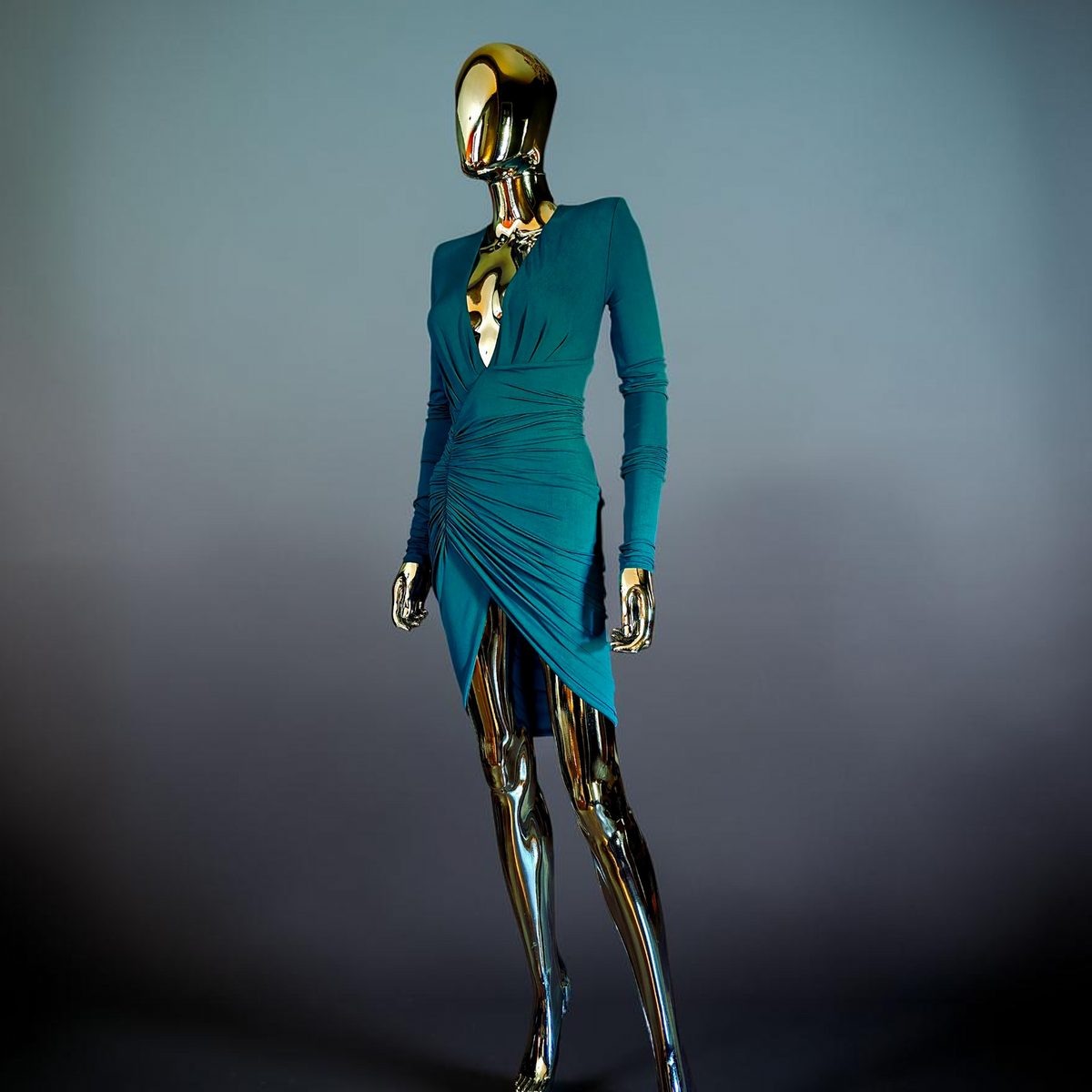Alexandre Vauthier Green Cut-out Dress T36 Worn by Beyoncé