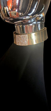 Alexandre Vauthier robe longue dos nu bijoux coup or - L.F Lusso