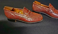 Weston mocassin crocodile femme T37,5 - L.F Lusso