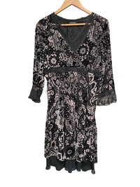 John Galliano tulle velvet dress size 38 vintage - L.F Lusso