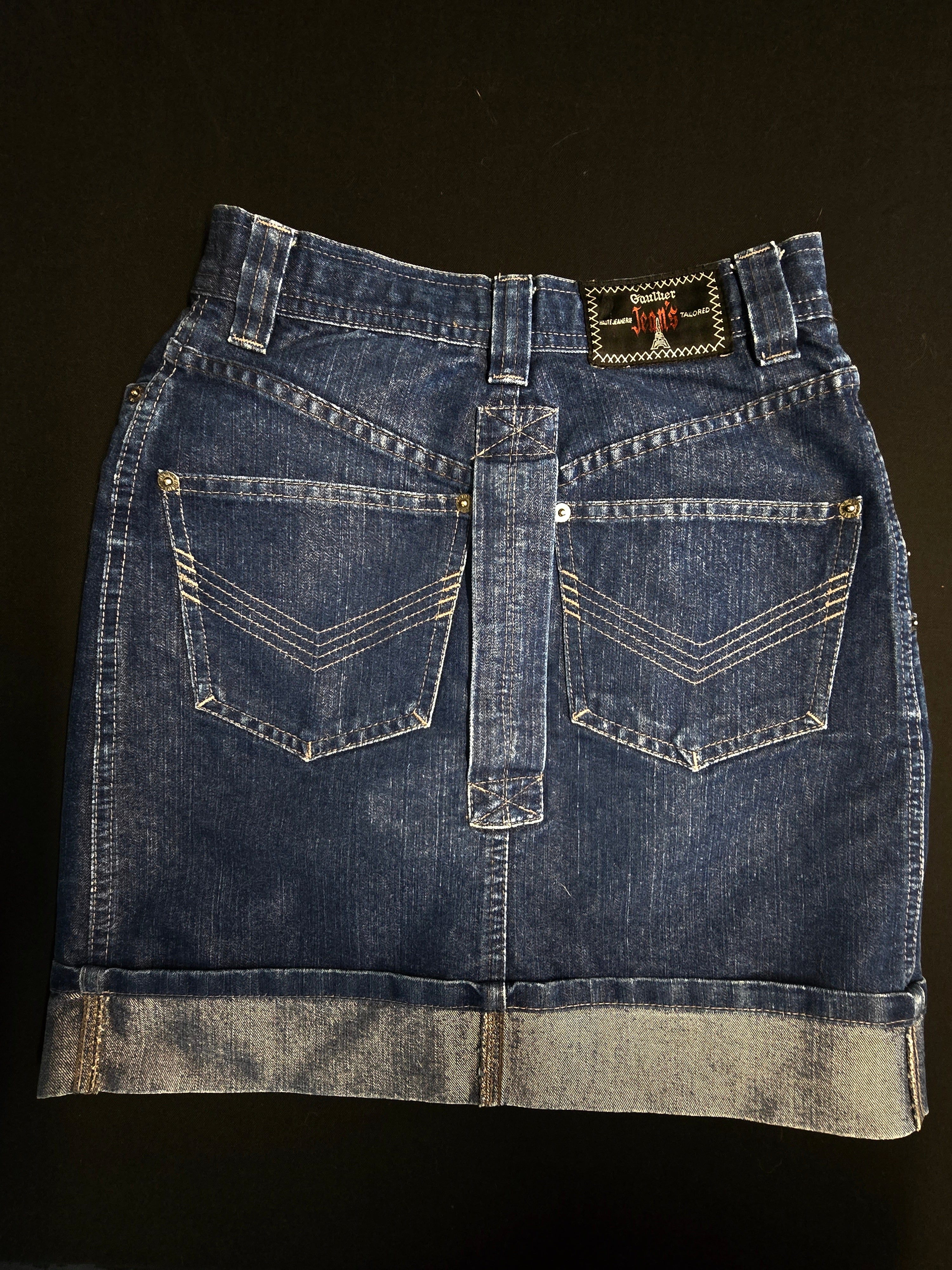 Gaultier jeans jupe en denin