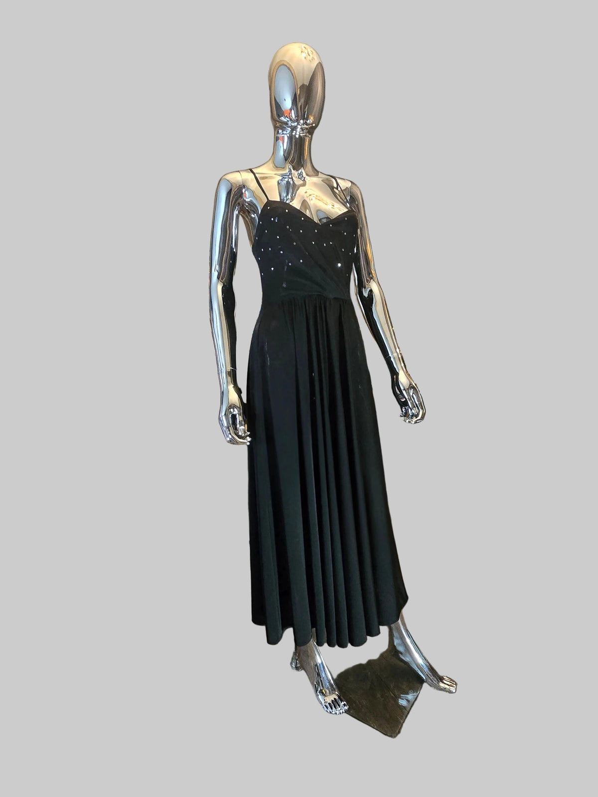 Pierre Balmain Robe de Soirée Bustier Strass Plissée T38