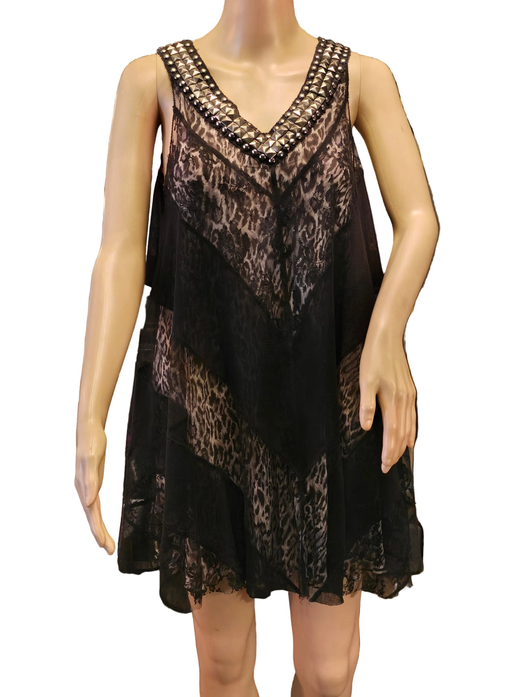 Balmain robe courte en voile