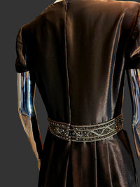 Azzaro robe de soirée marron - L.F Lusso