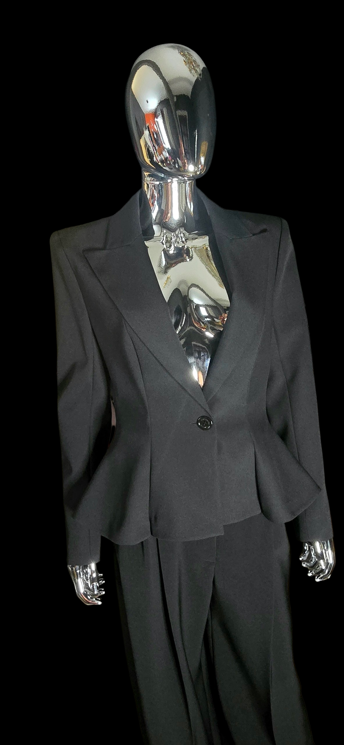 Alexandre Vauthier tailleur noir veste cintrée neuf - L.F Lusso