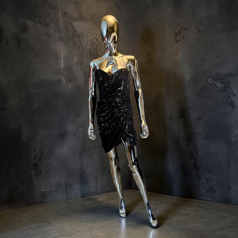 Alexandre Vauthier robe en sequins noirs - L.F Lusso
