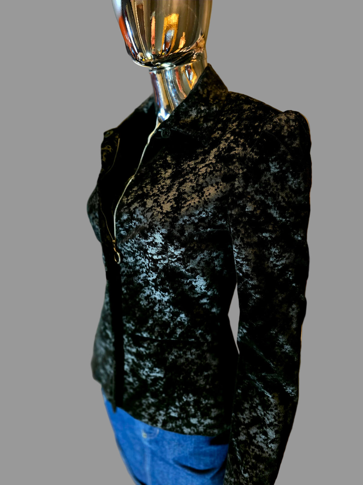 Versace Versus blouson velours noire - L.F Lusso