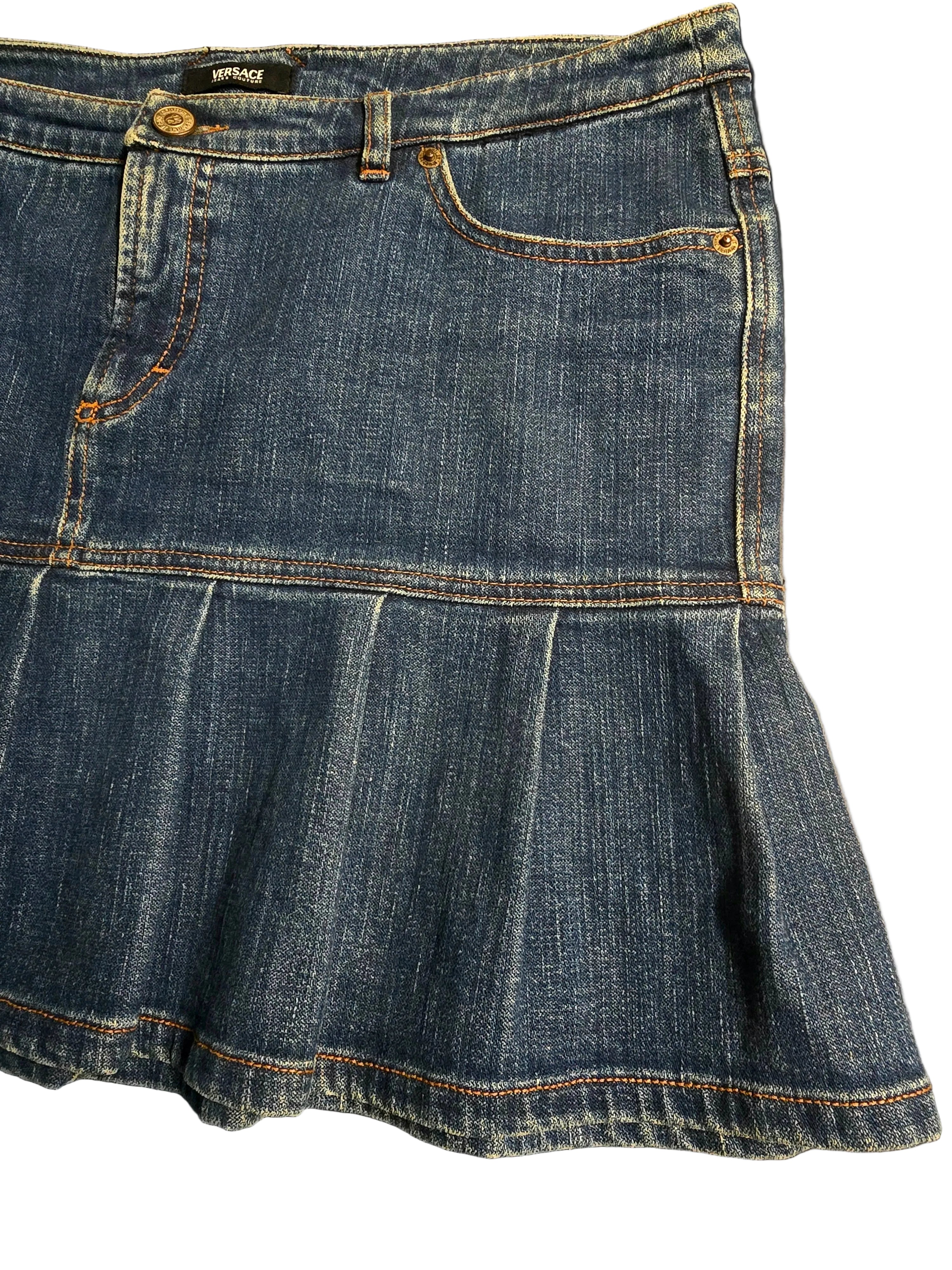 Versace jupe denin
