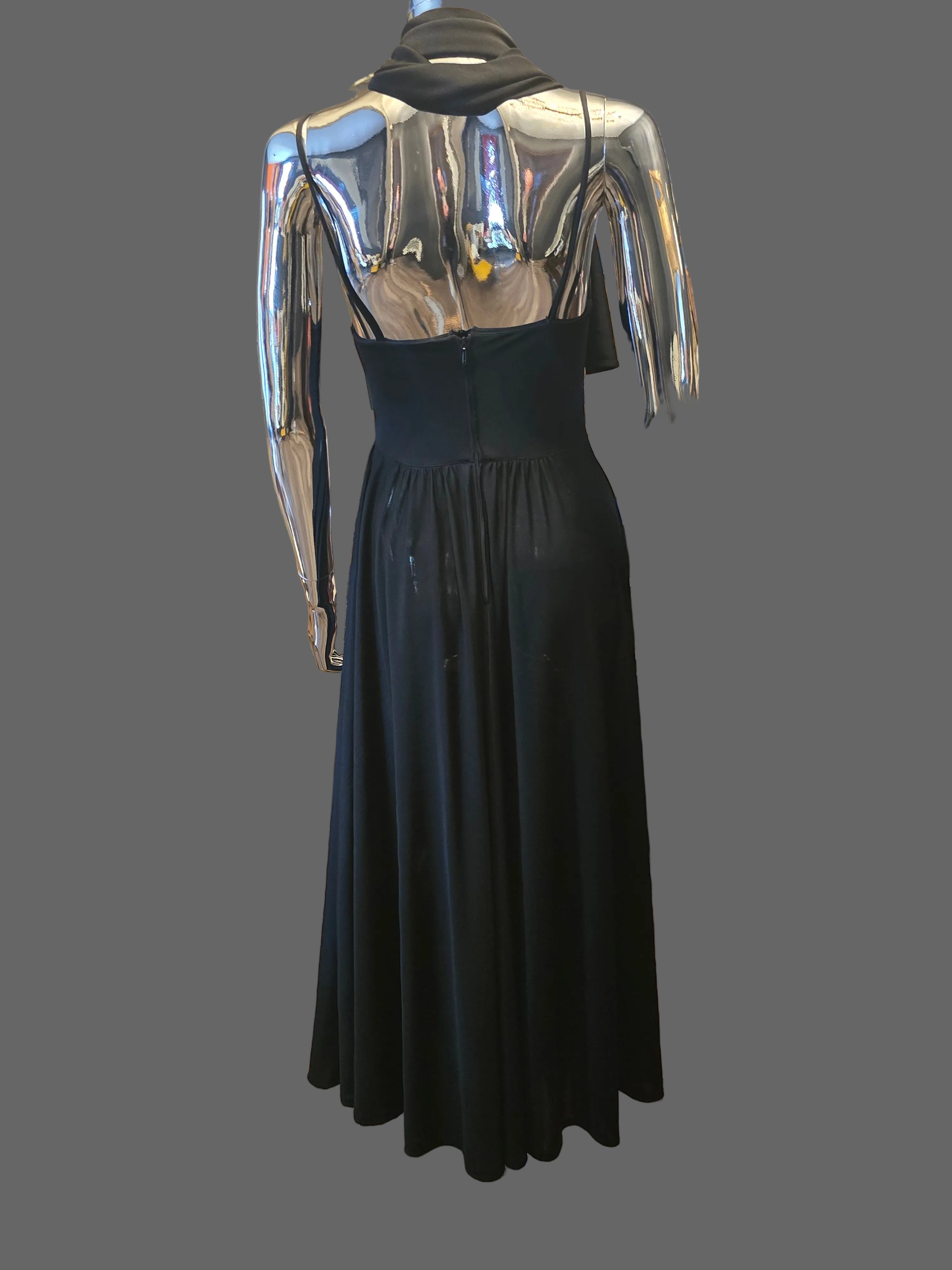 Pierre Balmain Robe de Soirée Bustier Strass Plissée T38
