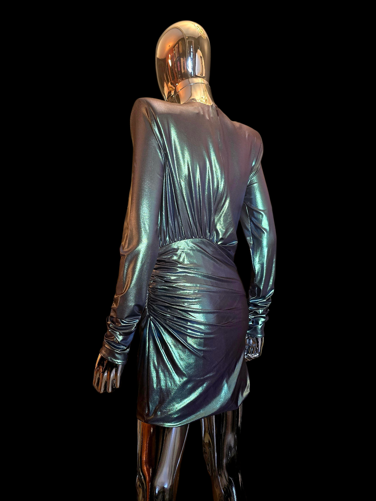 Alexandre Vauthier robe courte verte Métallisée - L.F Lusso