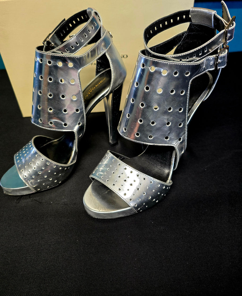 Galliano sandale argent