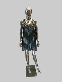 Pierre Balmain robe en voile cloutée - L.F Lusso
