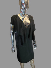 robe drapée noire T42 Nina Ricci - L.F Lusso