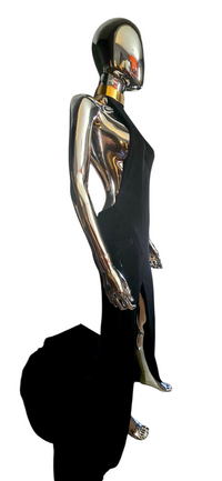 Alexandre Vauthier robe longue dos nu bijoux coup or - L.F Lusso