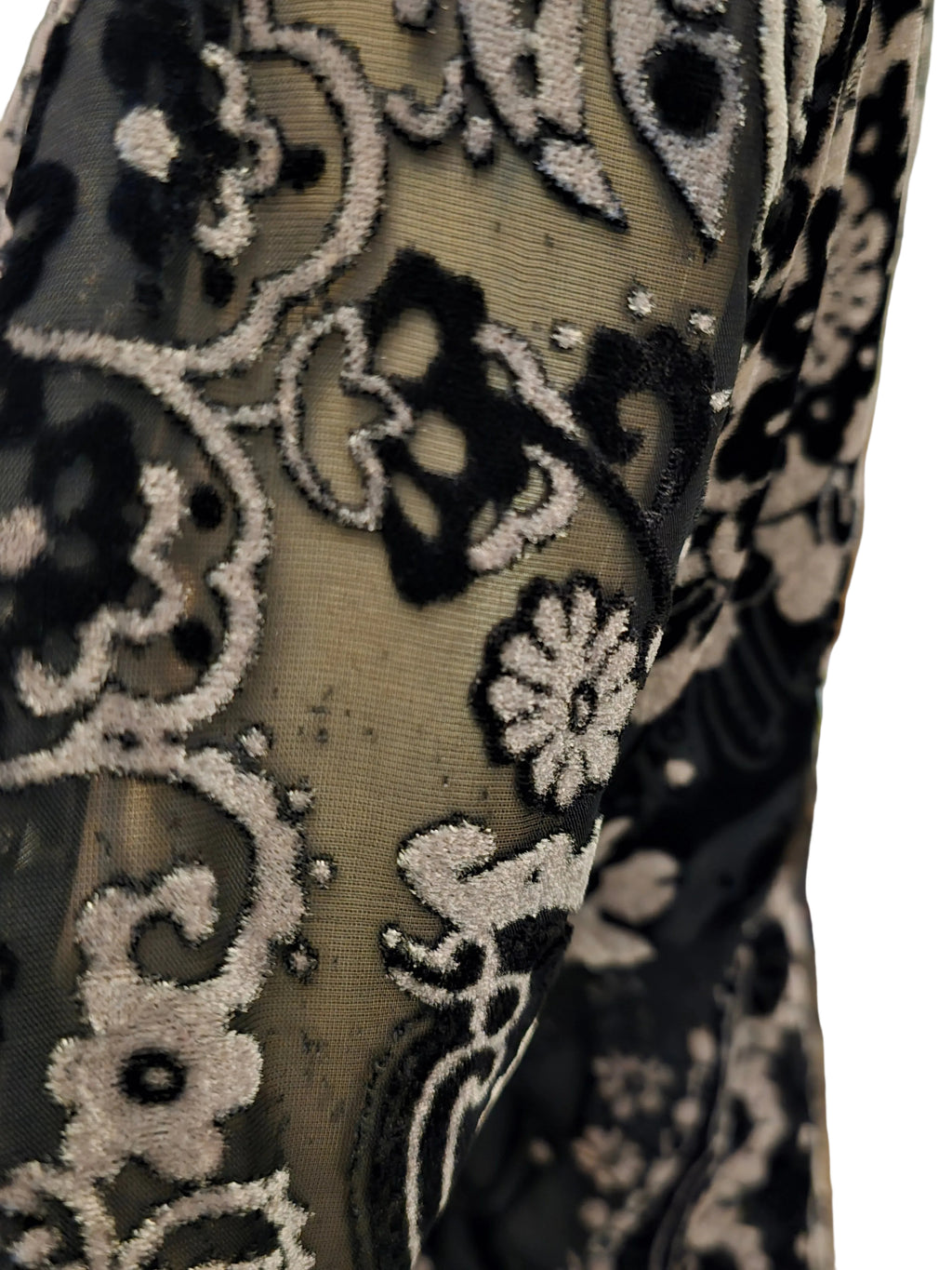 Galliano robe tulle et velours