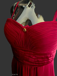 Valentino robe rouge bustier - L.F Lusso