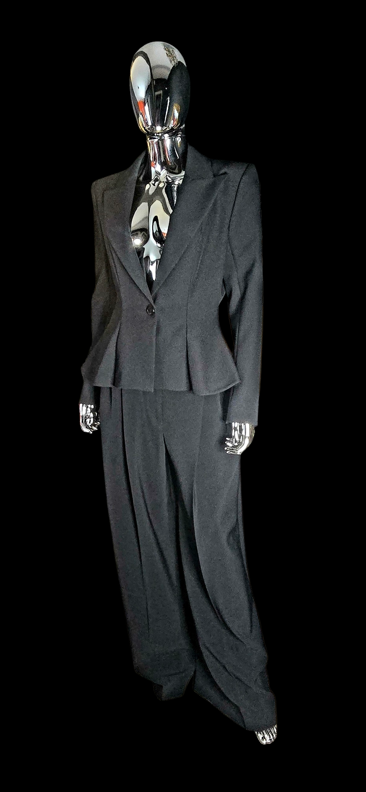 Alexandre Vauthier tailleur noir veste cintrée neuf - L.F Lusso
