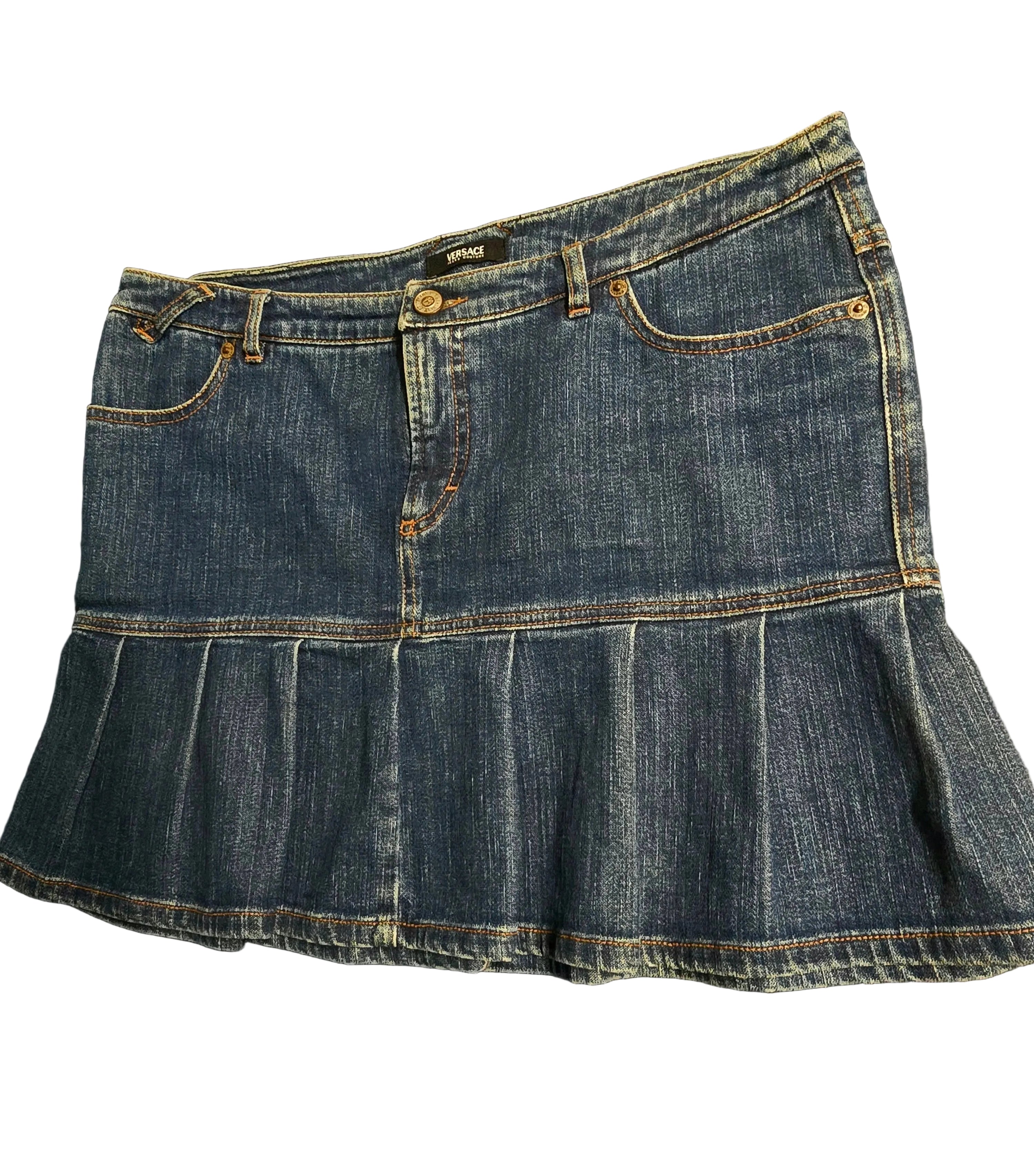 Versace jupe denin