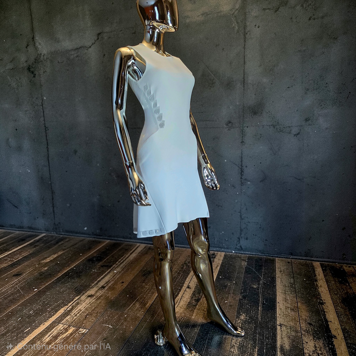 Paco Rabanne white dress size 38 vintage - L.F Lusso