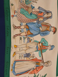 Hermès – Carré de Soie "Costumes Civils Actuels" 90×90 cm – 1995