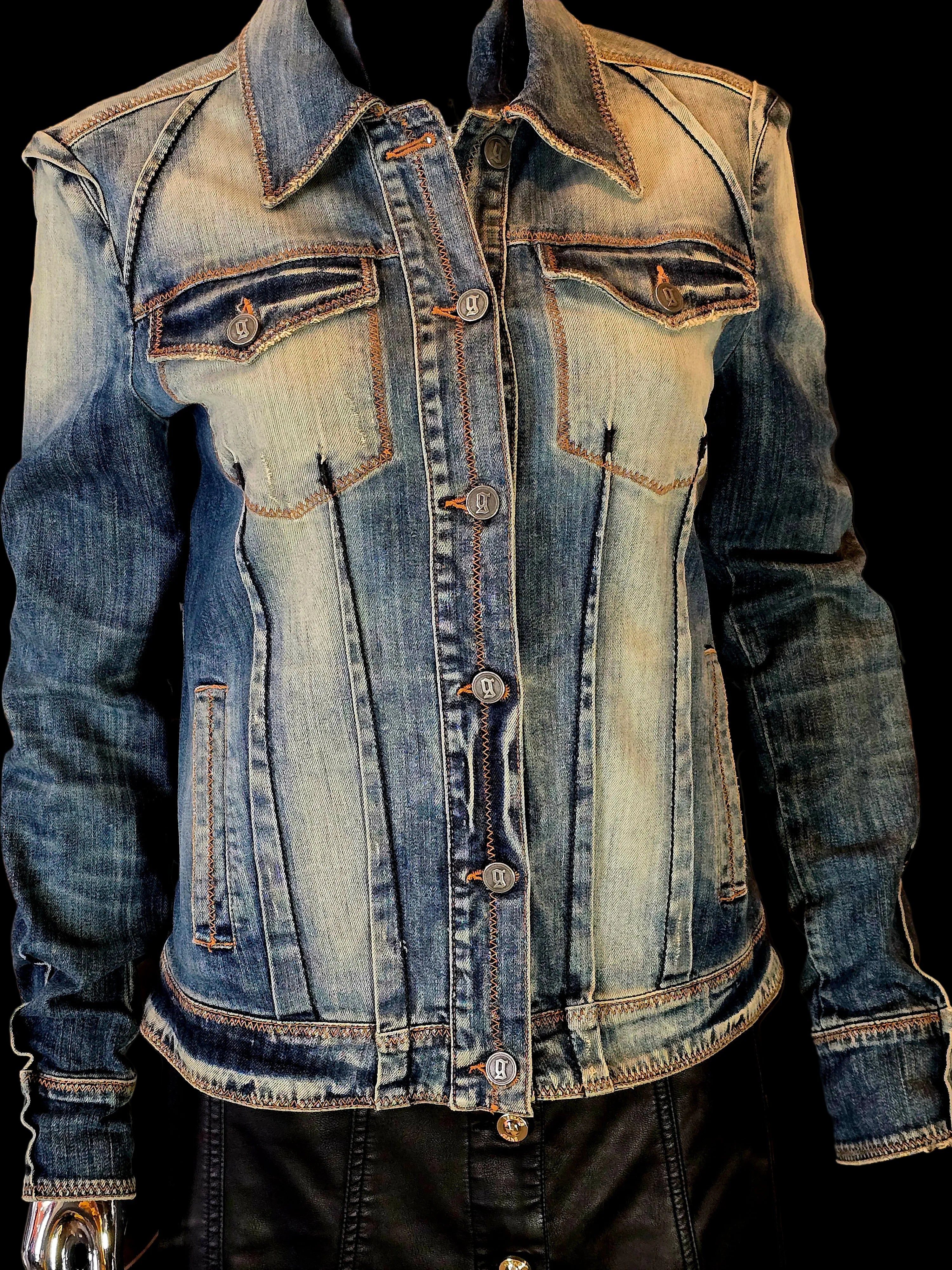 Jhon Galliano veste denim - L.F Lusso