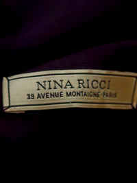 Nina Ricci vintage robe noire - L.F Lusso