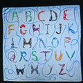 Hermès silk scarf faune lettrée 2014 Florence Manlik 90*90cm light blue -
L.F Lusso