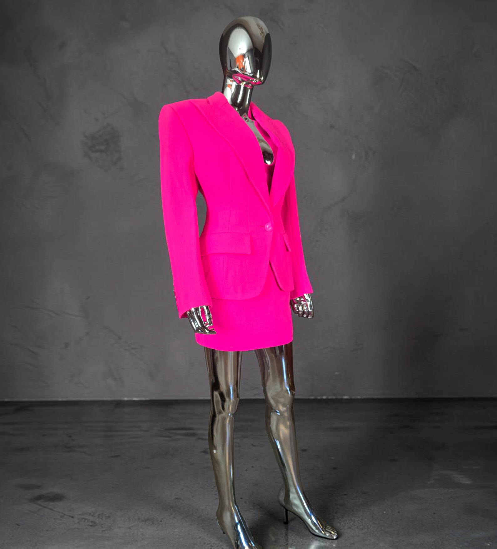 prototype tailleur rose Alexandre Vauthier - L.F Lusso