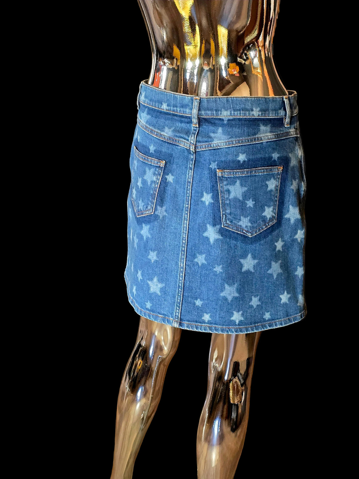 mini jupe denim Valentino - L.F Lusso