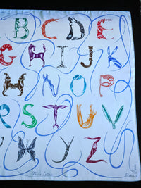Hermès – Carré de Soie "Faune Létrée" 90×90 cm – 2014