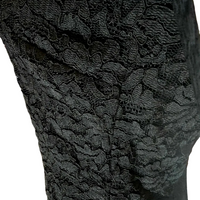 Dolce & Gabbana Black Satin Lace Dress Size 38-40 - New