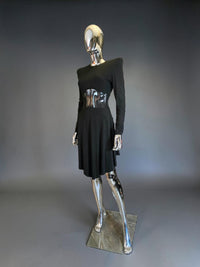 Alexandre Vauthier robe de soirée noire T38 neuve - L.F Lusso