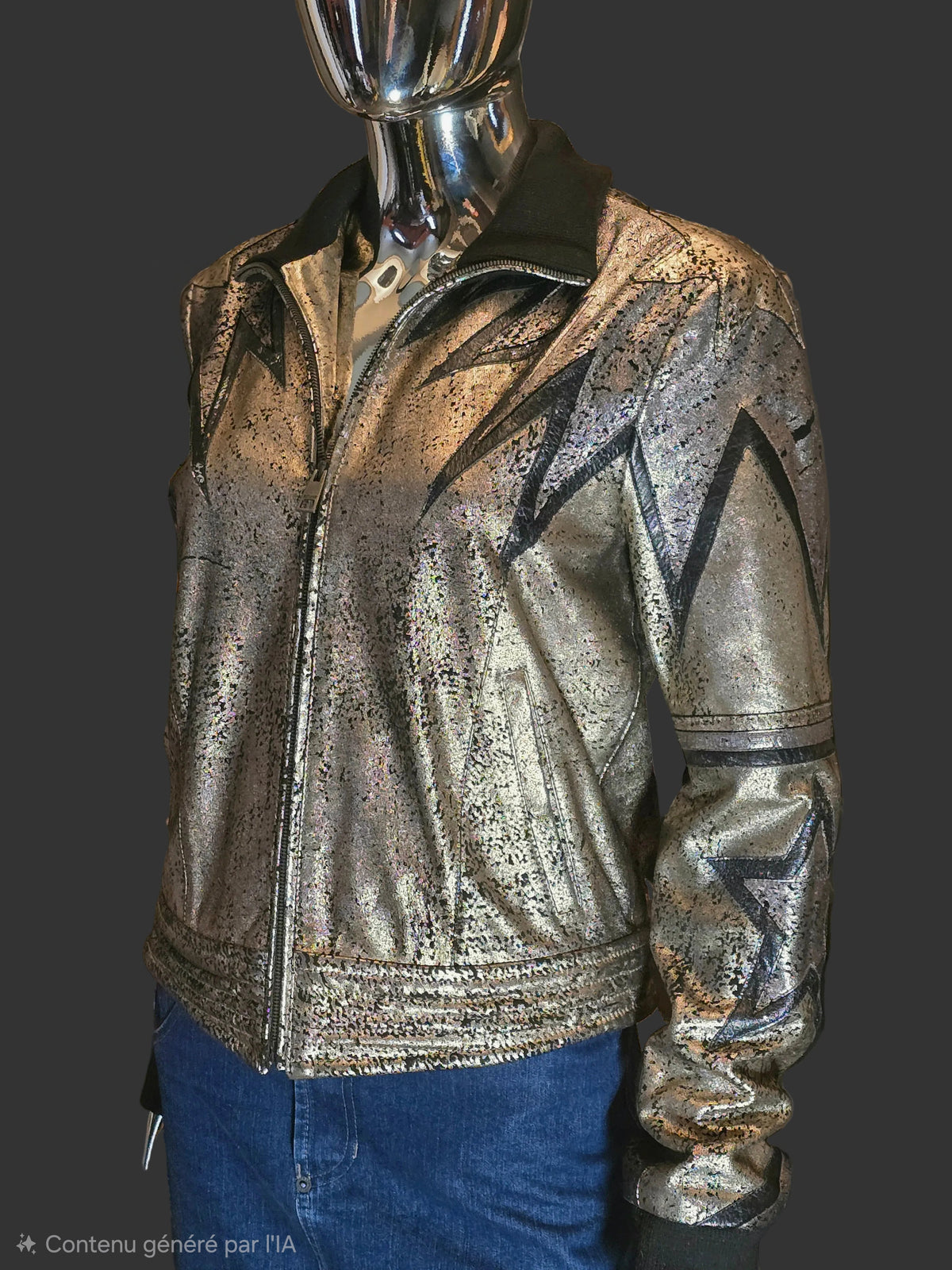 ジャスト・カヴァリ レザージャケット T40