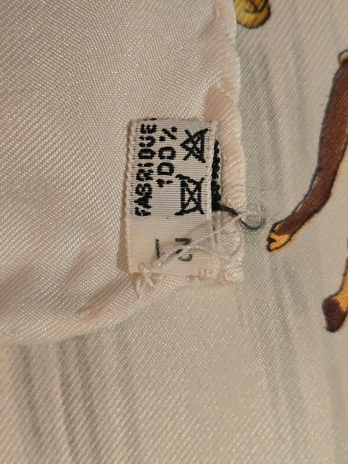 Hermès – Silk Scarf "Les Plaisirs du Froid" 90×90 cm – 1955