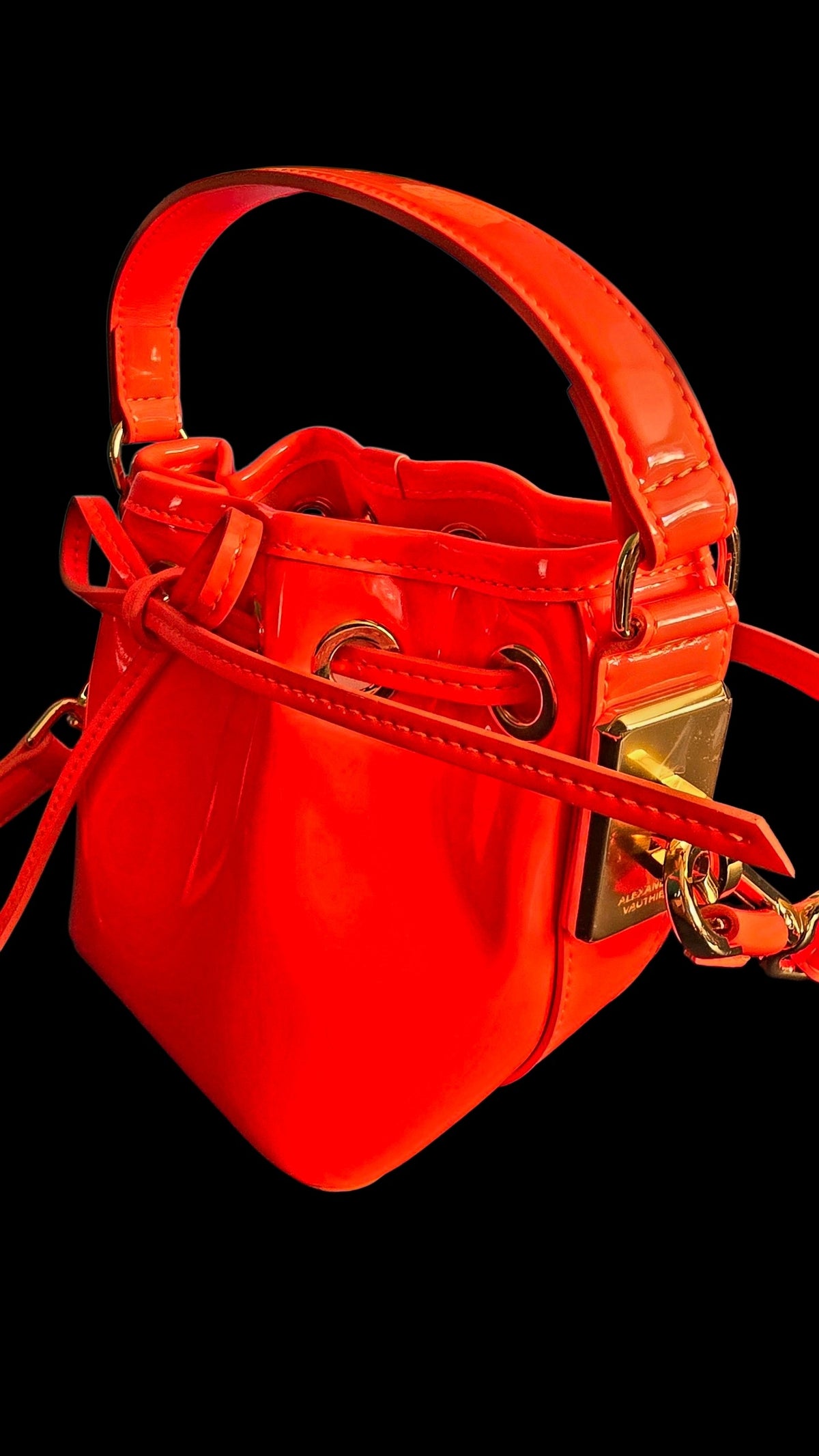 sac en cuir orange neuf - L.F Lusso
