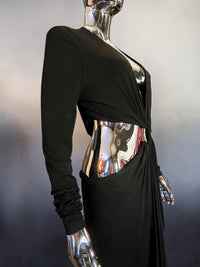 robe longue sexy noire Alexandre Vauthier - L.F Lusso