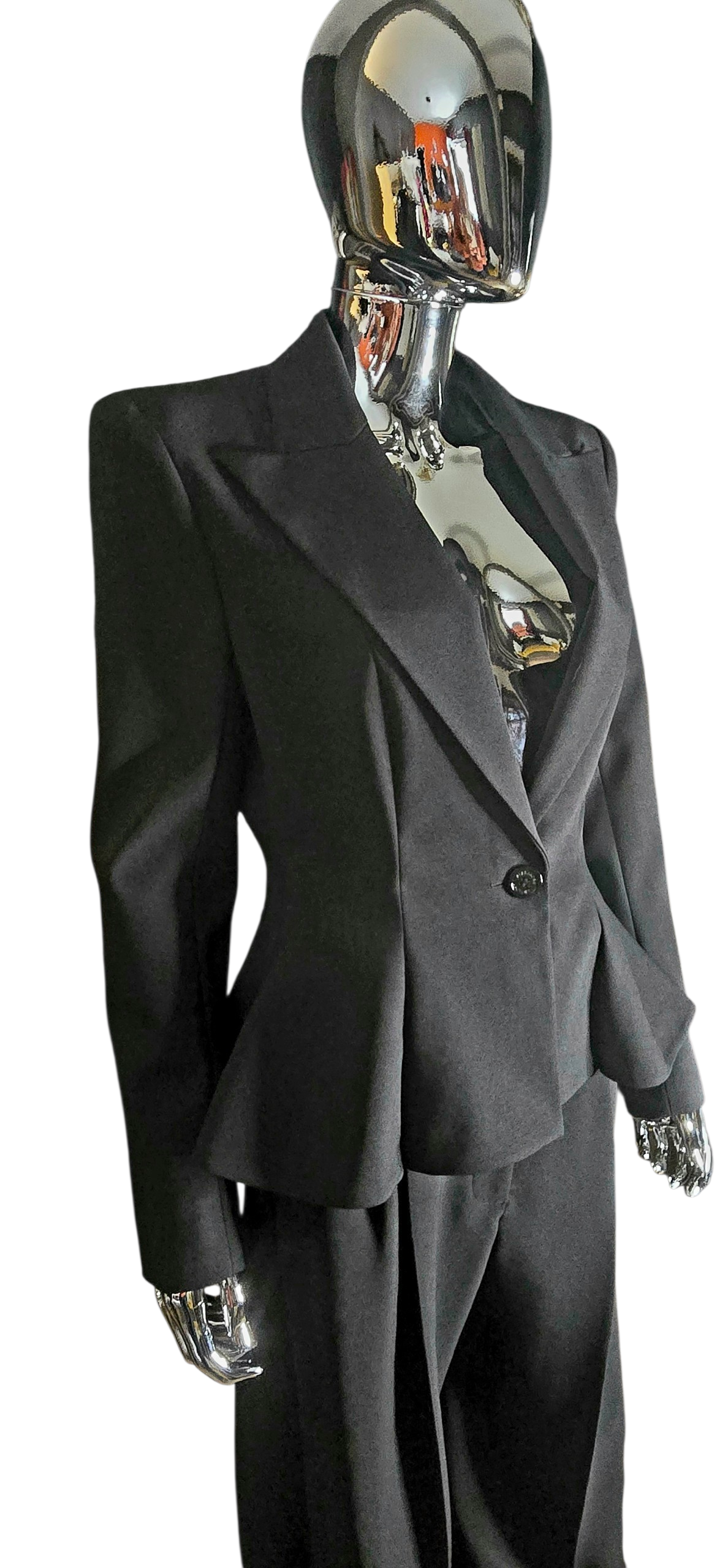 Alexandre Vauthier tailleur noir veste cintrée neuf - L.F Lusso