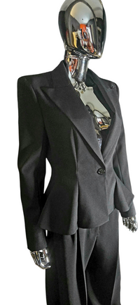 Alexandre Vauthier tailleur noir veste cintrée neuf - L.F Lusso