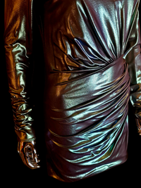 Alexandre Vauthier robe courte métallisée - L. Lusso
